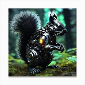 Robot Squirrel 2 Canvas Print