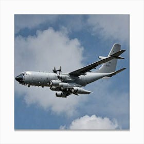 Recreate C 130 Hercules Close To Camera Super Quality Side View Stunning Output Eye Catchy Air Craft 2094431702 Canvas Print