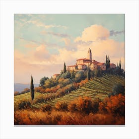 Villa Verde Palette Waltz Canvas Print