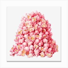 Pink Popcorn 9 Canvas Print