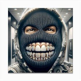 Gangster With Braces Canvas Print