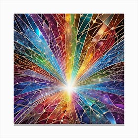 Rainbow Burst 8 Canvas Print