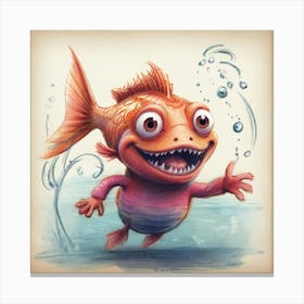 Little Fish Canvas Print