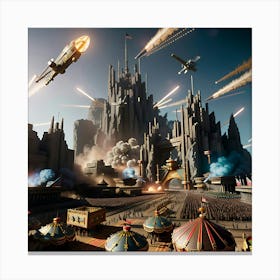 Carnival As War Canvas Print