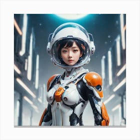 Sci-Fi Girl Canvas Print