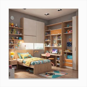 Child'S Bedroom Canvas Print