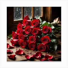 Red Roses 6 Canvas Print