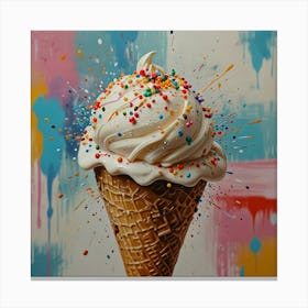 Ice Cream Cone 1 Canvas Print