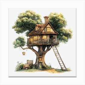 Tree House 5 Canvas Print