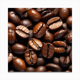 Coffee Beans Background 1 Canvas Print