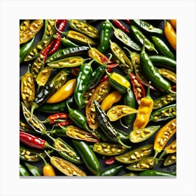 Chile Peppers Canvas Print