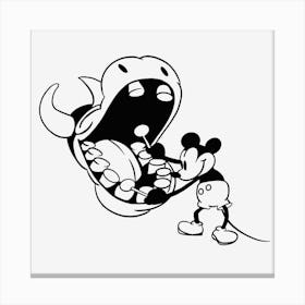 Mickey Mouth Canvas Print