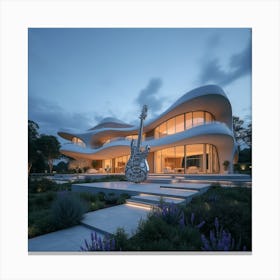 Futuristic House Canvas Print