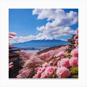 Cherry Blossoms In Japan 6 Canvas Print