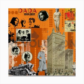 Dada East Revolution Canvas Print