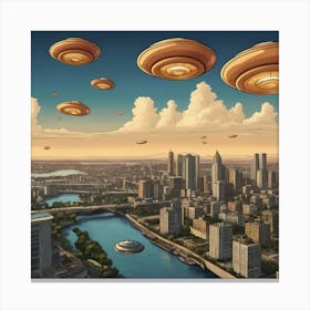 Extraterrestrial Invaders Canvas Print