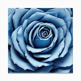 Blue Rose 5 Canvas Print