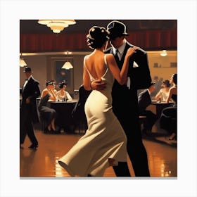 A Collection Of Jack Vettriano Image Canvas Print