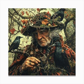 Crows Witch Wizard Canvas Print