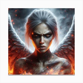 Angel Of Fire 7 Canvas Print