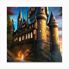 Harry Potter Castle 8 Canvas Print