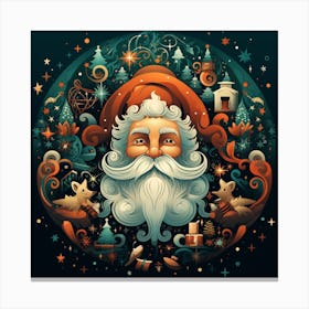 Christmas Santa Canvas Print
