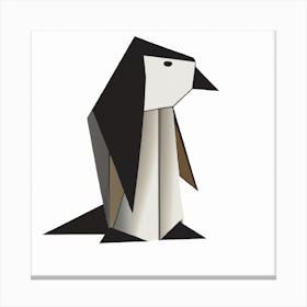 Origami Penguin Canvas Print