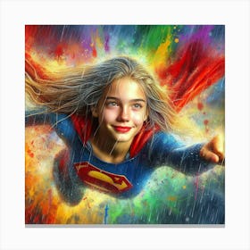 Supergirl 7 Canvas Print