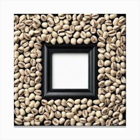 Coffee Bean Frame Canvas Print