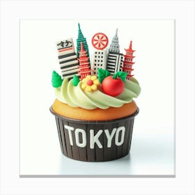 Tokyo Cupcake Canvas Print