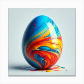 Colorful Egg Canvas Print