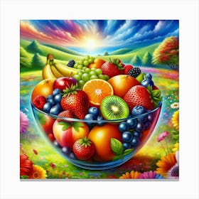 Fruit Bowl 1 Canvas Print