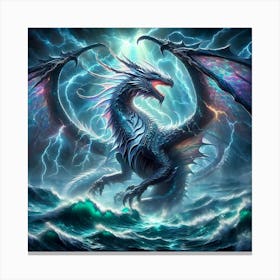 Lightning Dragon Canvas Print