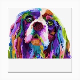 Colorful Cocker Spaniel Dog Art Graphic Stampe su tela