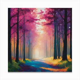 BB Borsa Forest Path Canvas Print