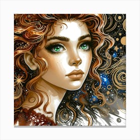 Portrait Artwork 74 Canvas Print