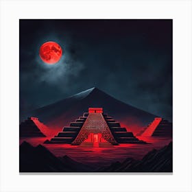 Pyramids Of Mexico Canvas Print