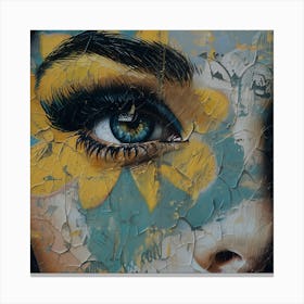 Face Of A Woman 2 Canvas Print