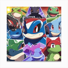 Pokemon 34 Canvas Print