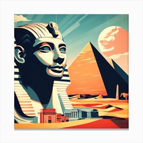 Egyptian Pyramids 4 Canvas Print