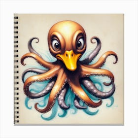 Octopus 77 Canvas Print