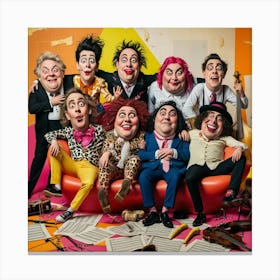 Leonardo Phoenix A Whimsical Oversized Photograph Of A Band Fe 1 Canvas Print