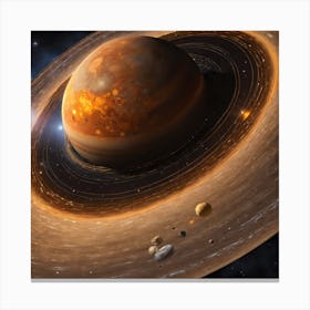 Interplanetery Earth 11 Canvas Print