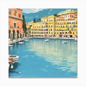 Sardinia Sorrento Italy Vintage Travel Poster Art Print Canvas Print