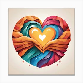 Heart Of Love 3 Canvas Print