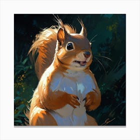 Red Squirrel 1 Canvas Print