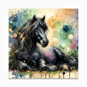 Creative Horse Beauty Illustration Nr 262 Canvas Print