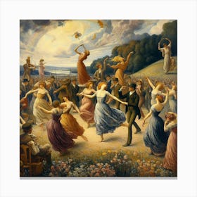 Dance Of The People Canvas Print