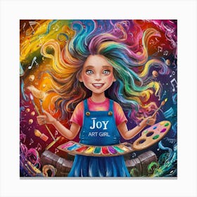 Palette of Joy Canvas Print