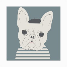 Frenchie Square Canvas Print